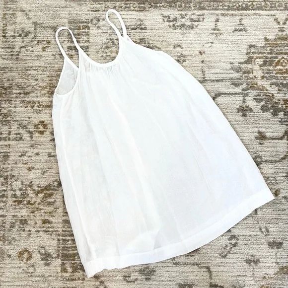 GAP White Thin Strap Button Front Sleep Dresses Nightgowns Size XS - Picture 4 of 6